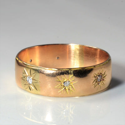 Star Burst Diamond Band | 0.12ctw | SZ 14 |