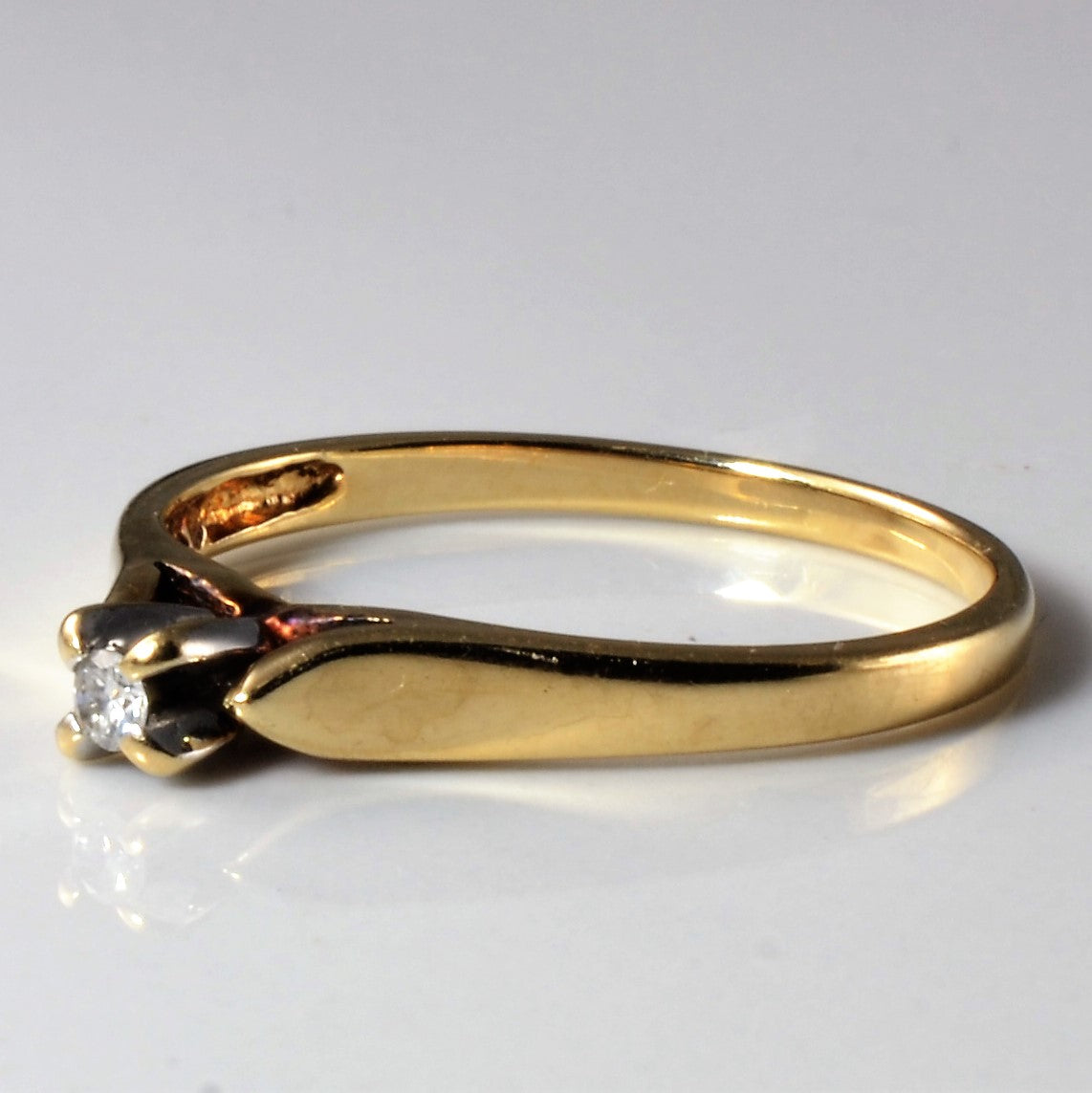 Solitaire Diamond Promise Ring | 0.04ctw | SZ 7 |