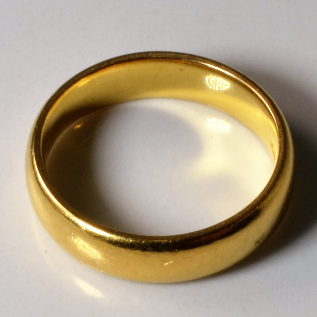 Early 1900s Yellow Gold Band | SZ 6 |