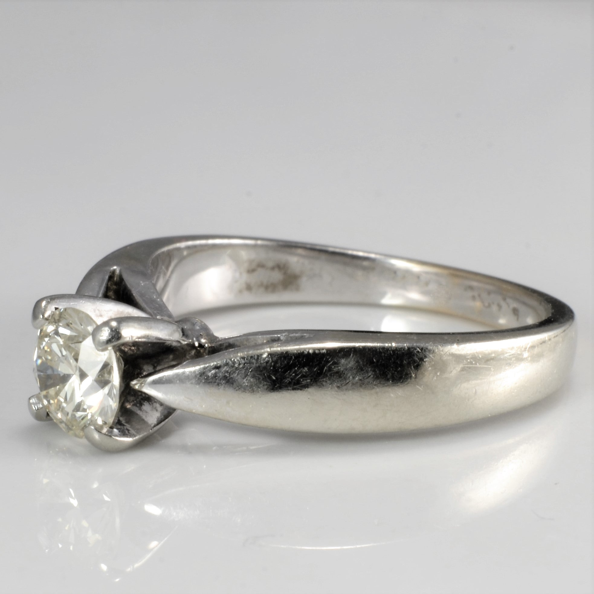 Solitaire Diamond Engagement Ring | 0.52 ct, SZ 6.25 |