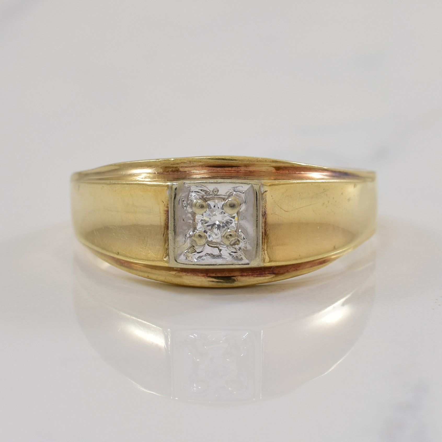 Tapered Diamond Ring | 0.08ct | SZ 12.5 |