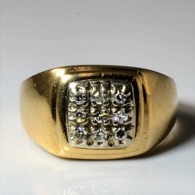 Cluster Set Diamond Ring | 0.16ctw | SZ 10.75 |