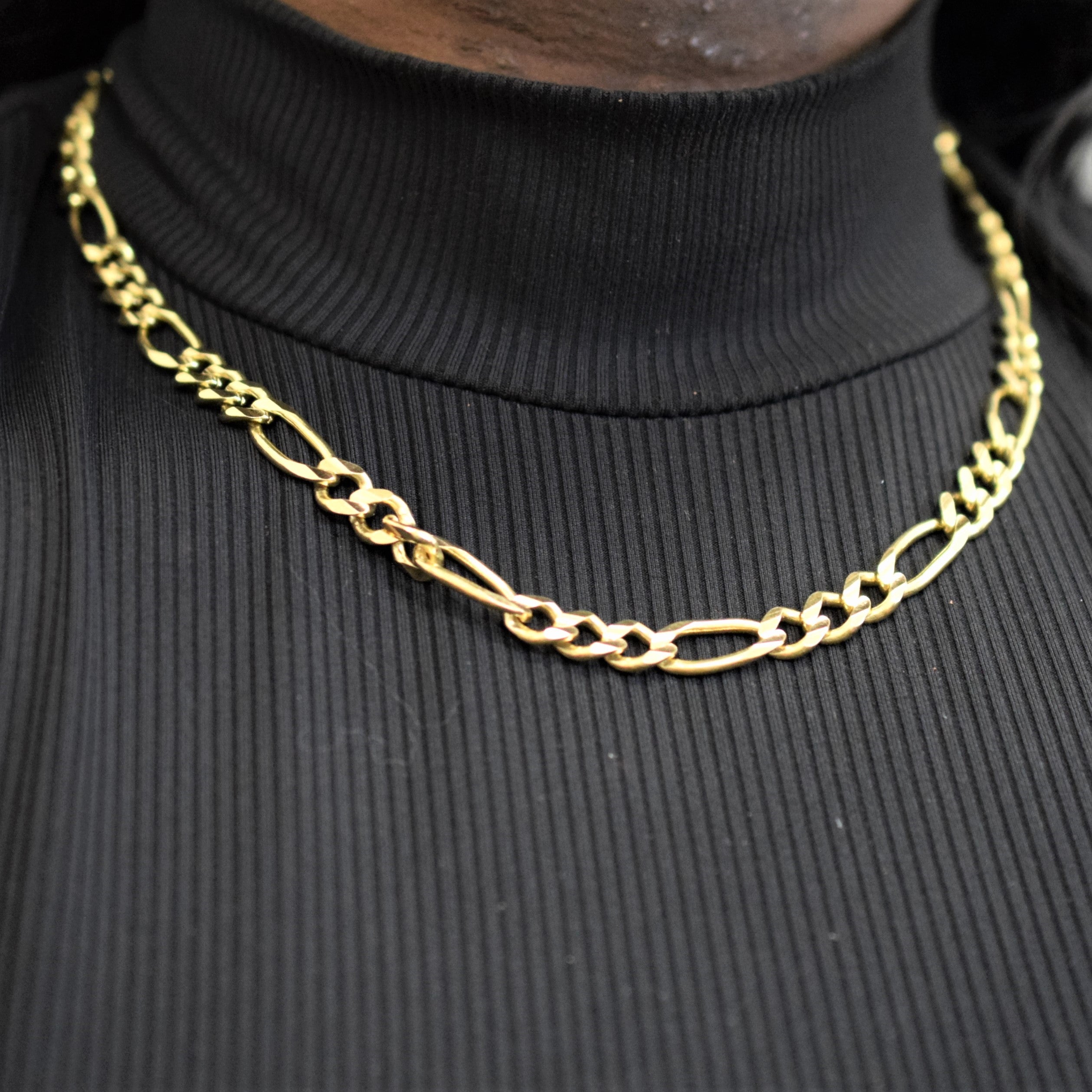 14k Yellow Gold Figaro Chain | 20" |