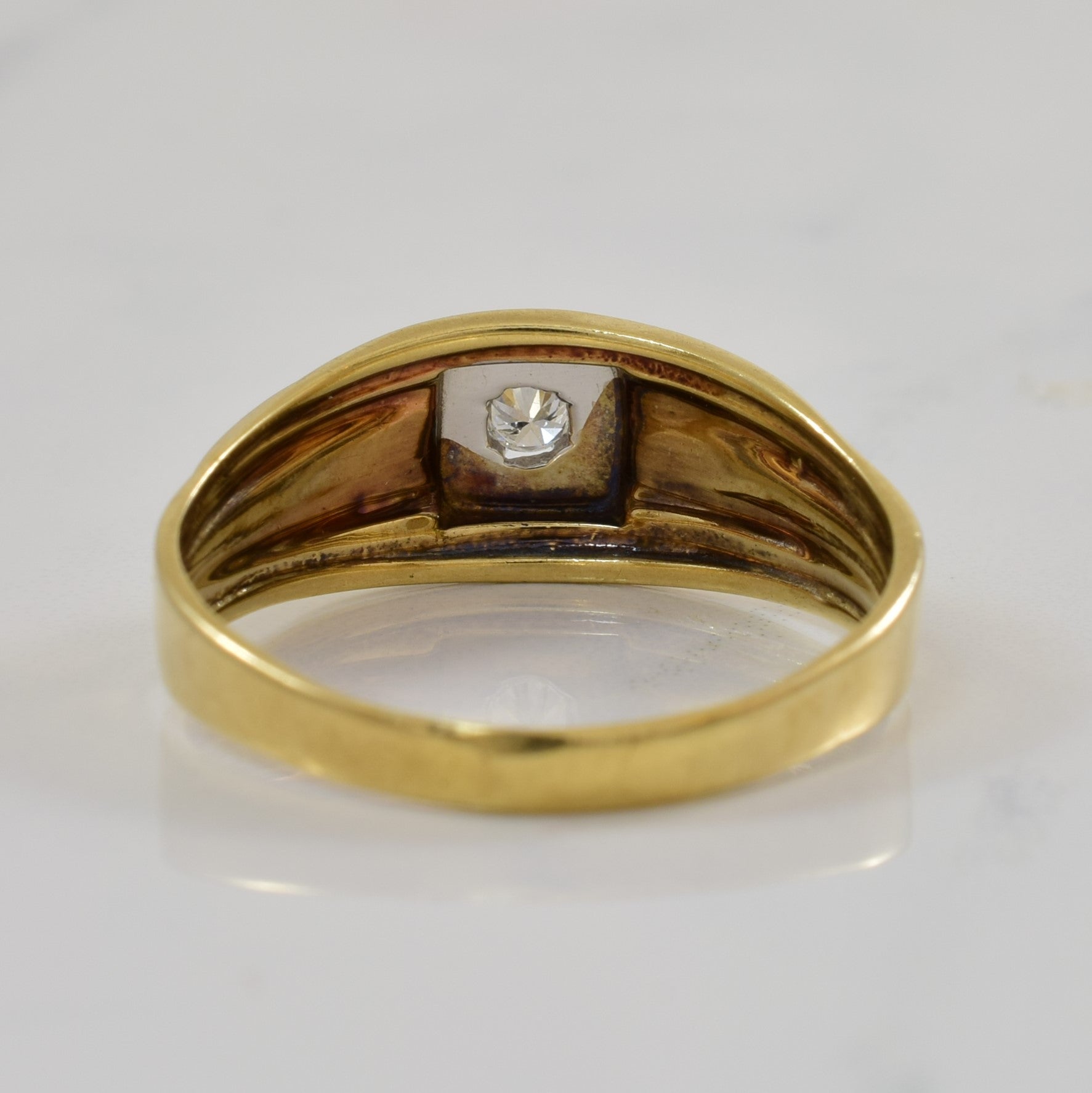 Tapered Diamond Ring | 0.08ct | SZ 12.5 |