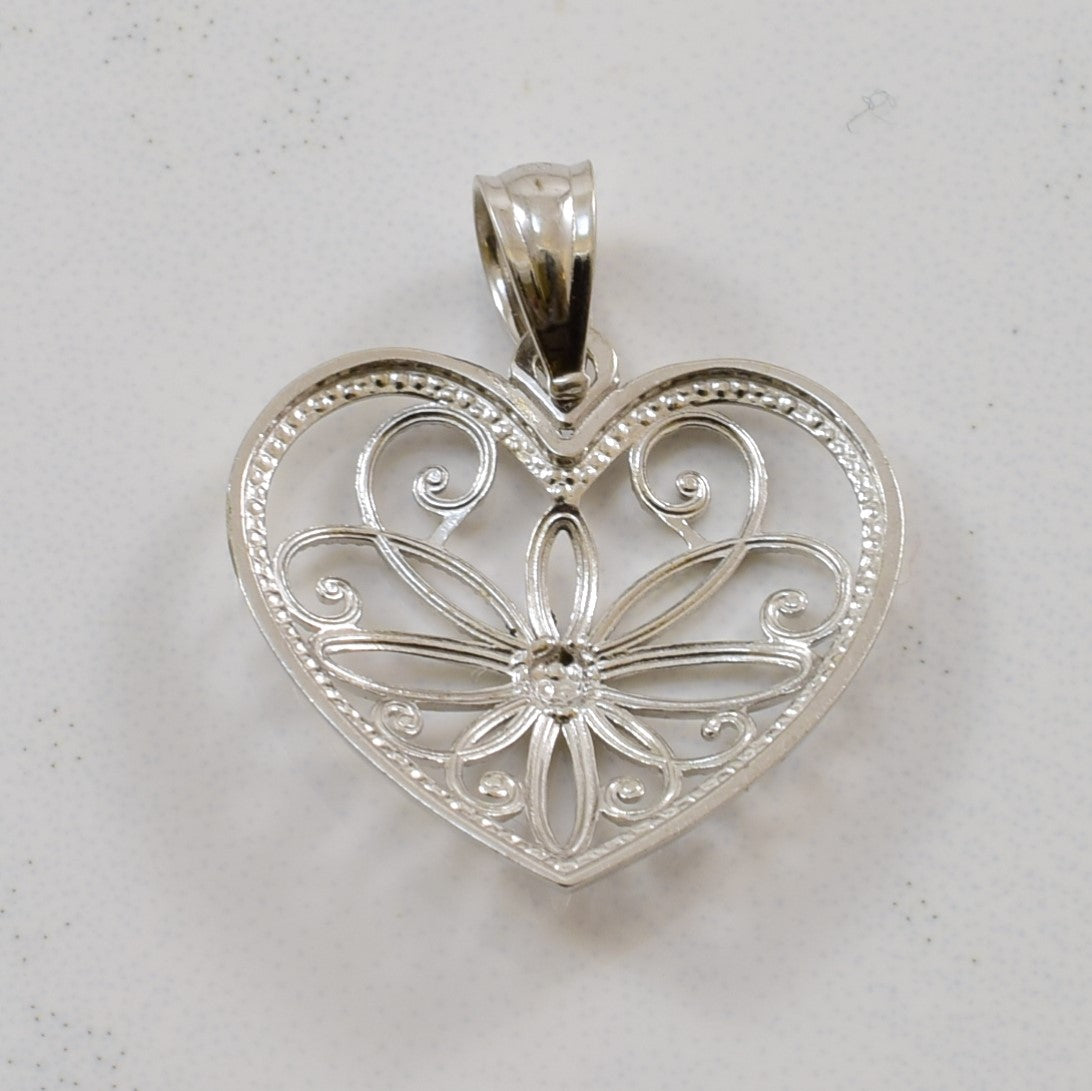 Filigree Heart Pendant |