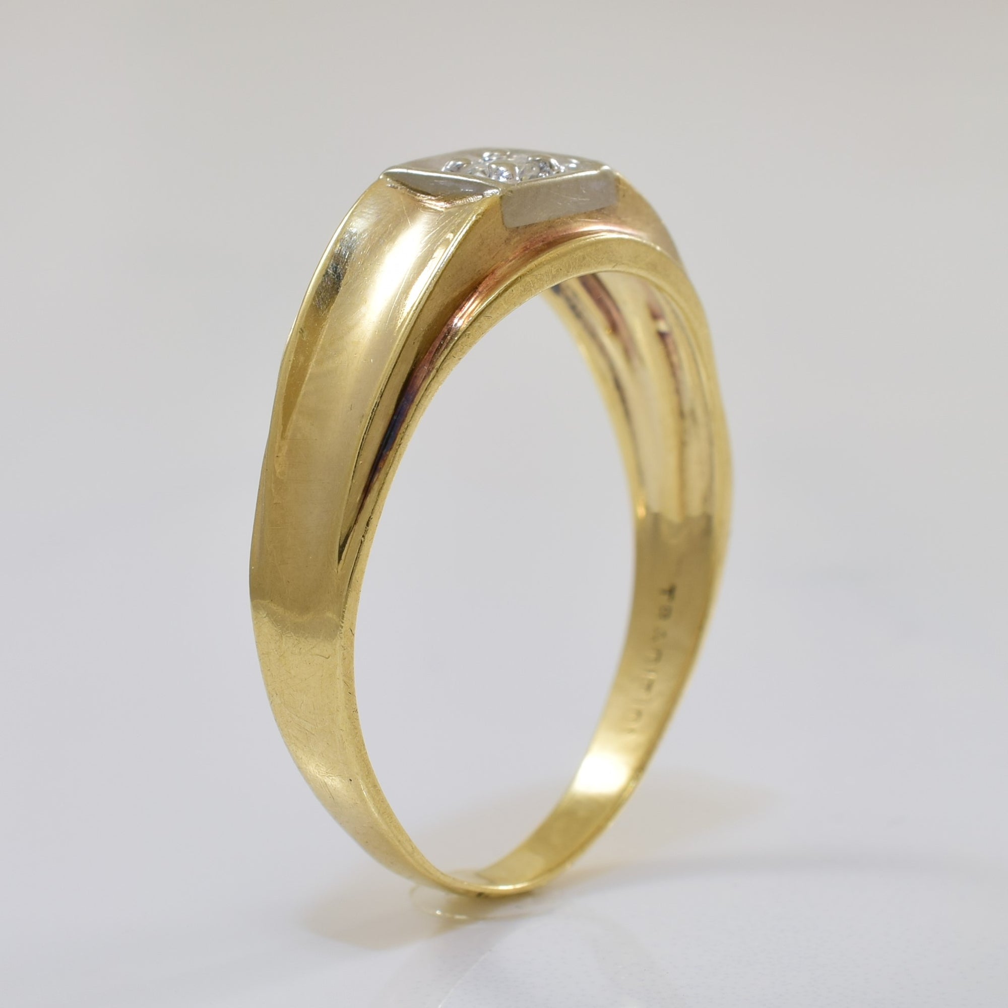 Tapered Diamond Ring | 0.08ct | SZ 12.5 |