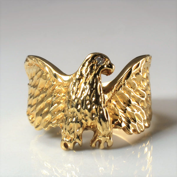Golden Eagle Ring | 0.015ct | SZ 8.75 |
