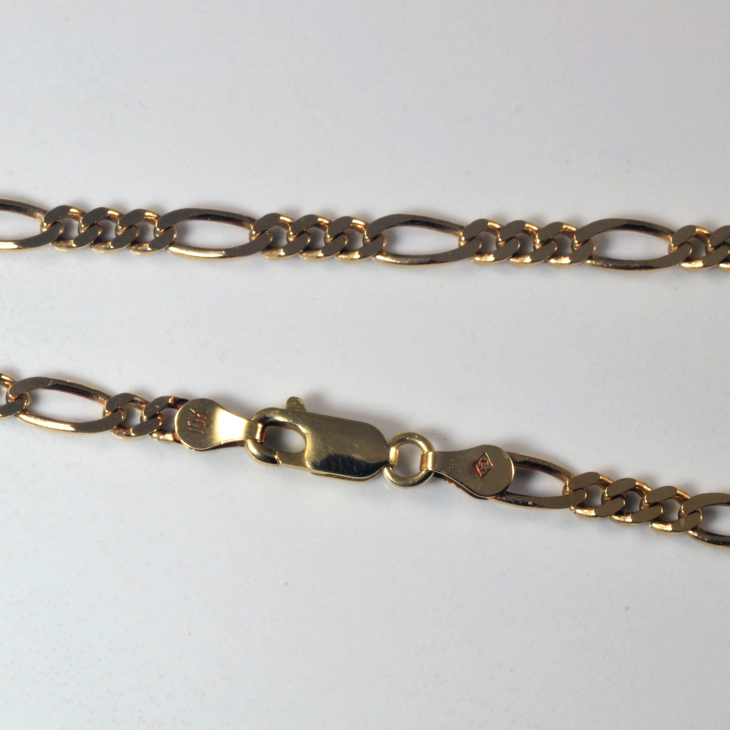 10k Yellow Gold Figaro Link Chain | 20" |