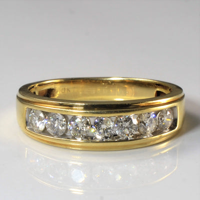 Channel Set Diamond Wide Band | 0.88ctw | SZ 11.25 |