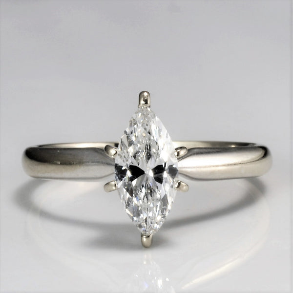 Solitaire Marquise Diamond Engagement Ring | 0.62 ct | SI2, G | SZ 6 |