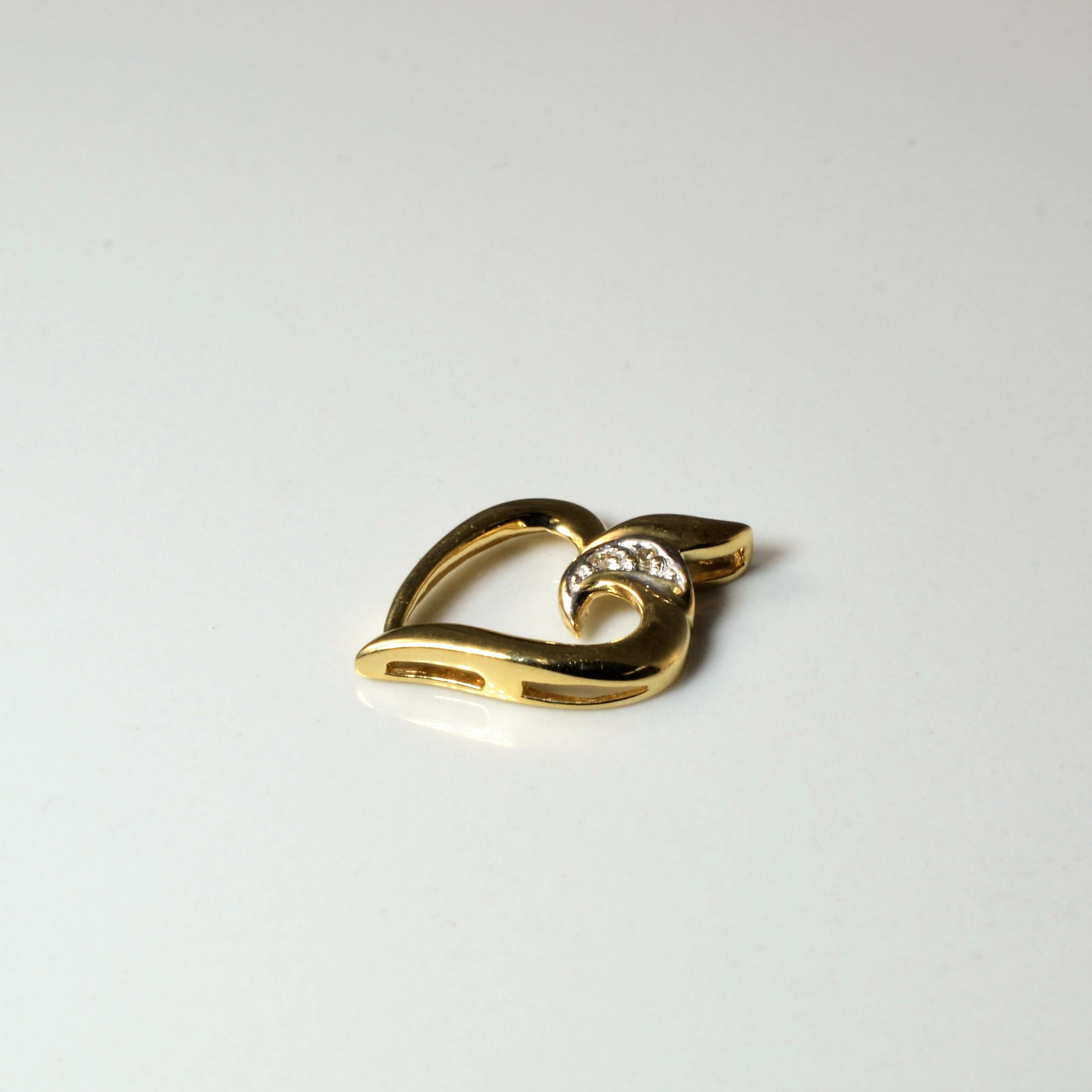 Diamond Heart Pendant | 0.01ctw |