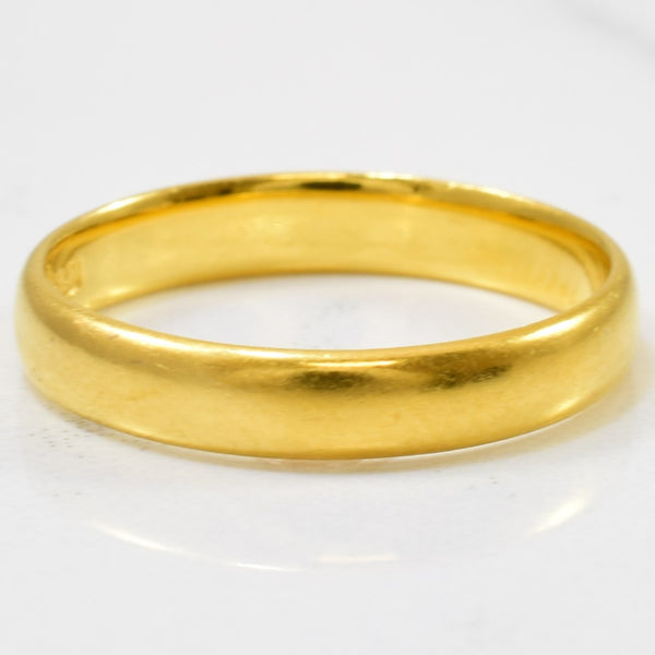1950s Yellow Gold Band | SZ 4.75  |