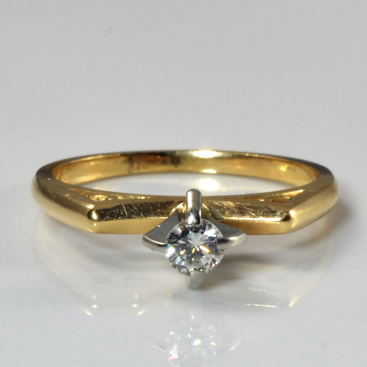 High Set Diamond Promise Ring | 0.12ct | SZ 5 |