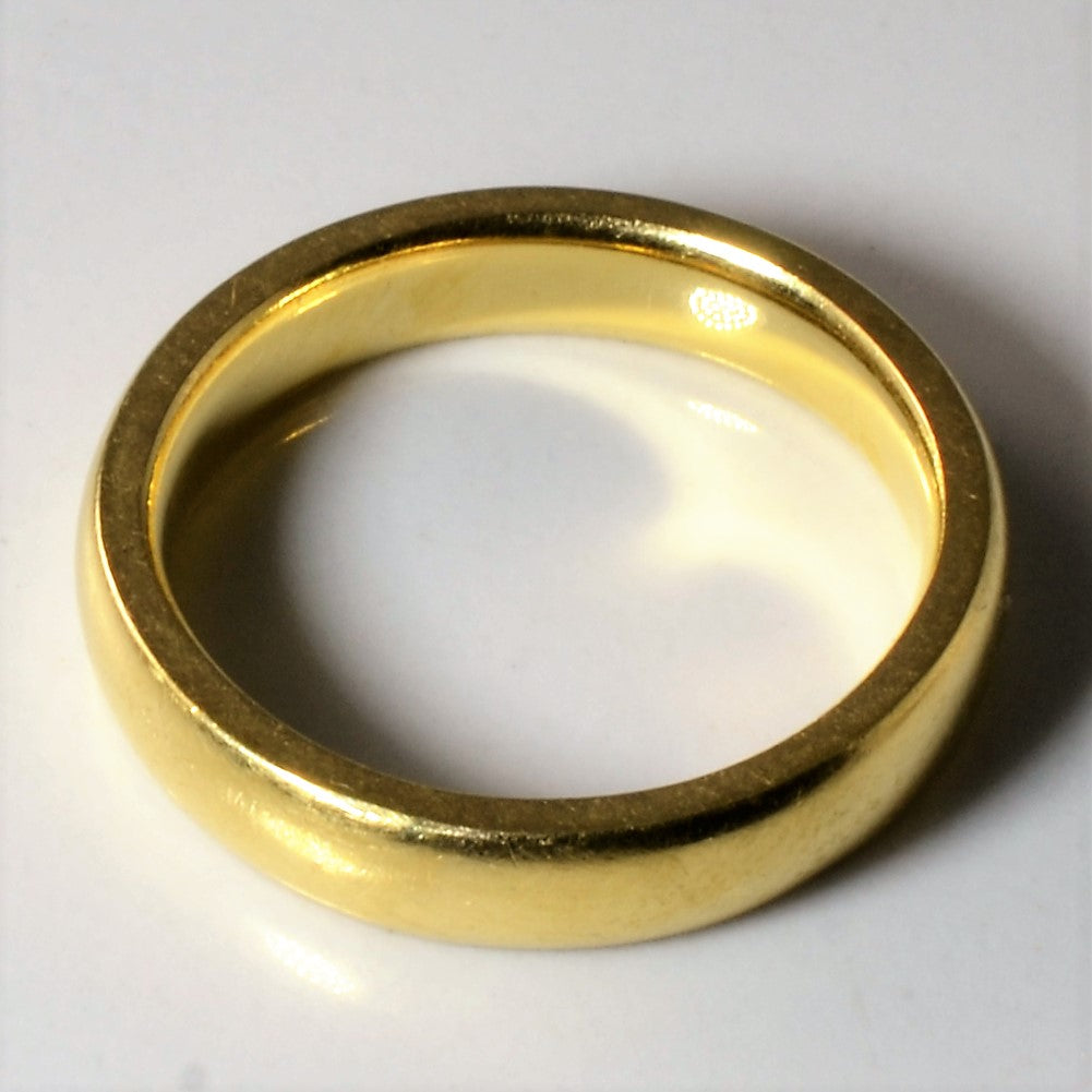 Birks' Mid Century Yellow Gold Band | SZ 6.75 |