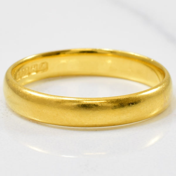 1950s Yellow Gold Band | SZ 4.75  |