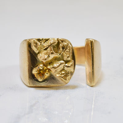 Split Shank Citrine Ring | 0.12ct | SZ 9.5 |