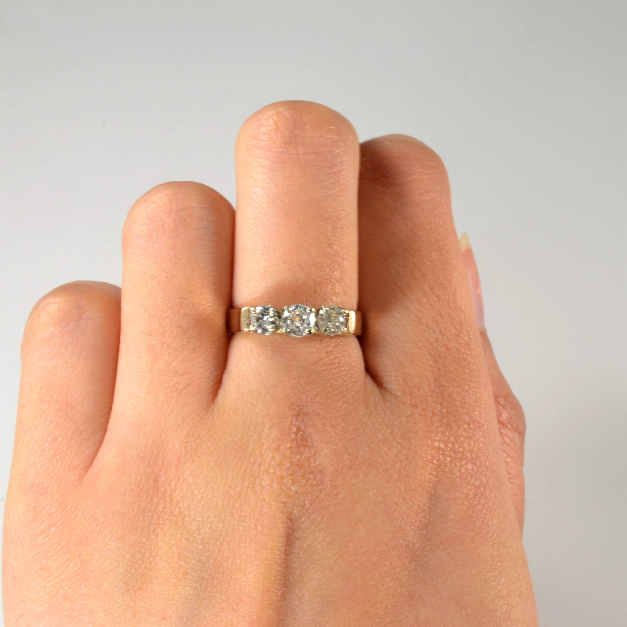 Three Stone Diamond Ring | 0.67ctw | SZ 7 |