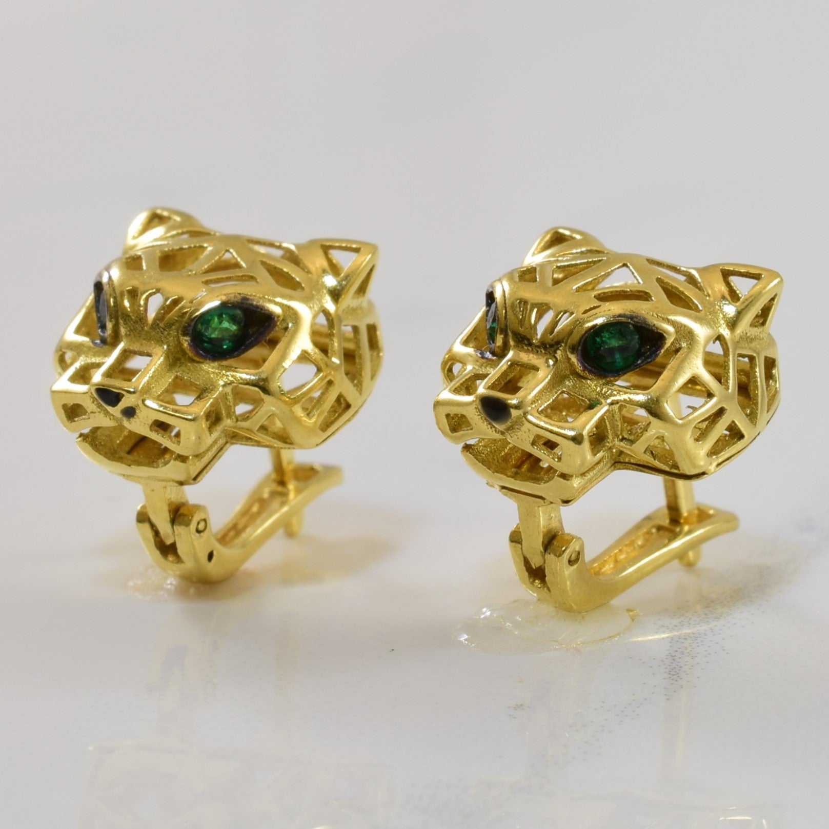 Cartier Inspired Panthere Earrings | 0.20ctw |
