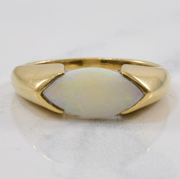 Marquise Cut Opal Ring | 0.60ct | SZ 4.5 |