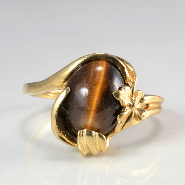 Solitaire Tiger's Eye Classic Ring | SZ 6 |