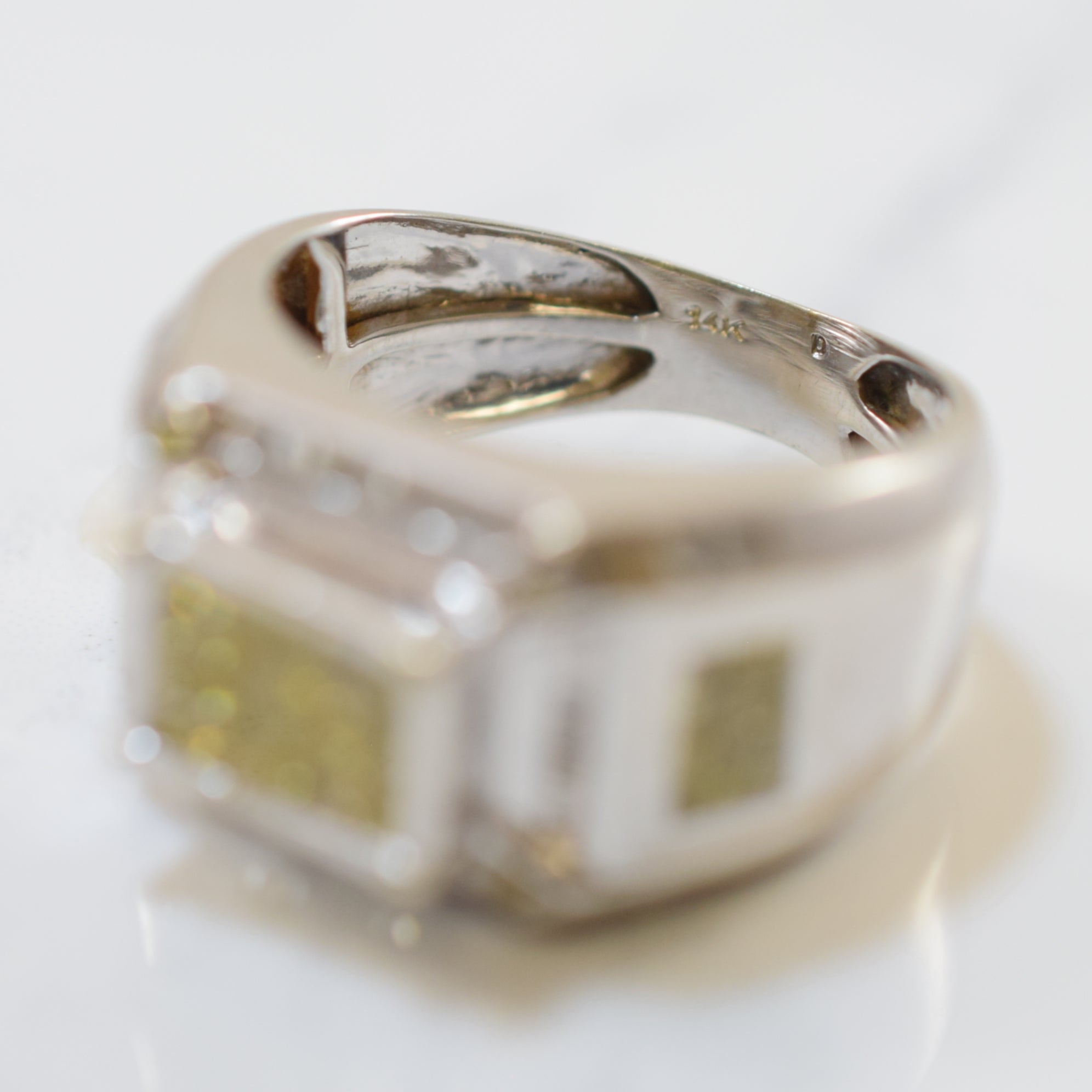 Mixed Cut Diamond Grid Ring | 0.64ctw | SZ 8.5 |