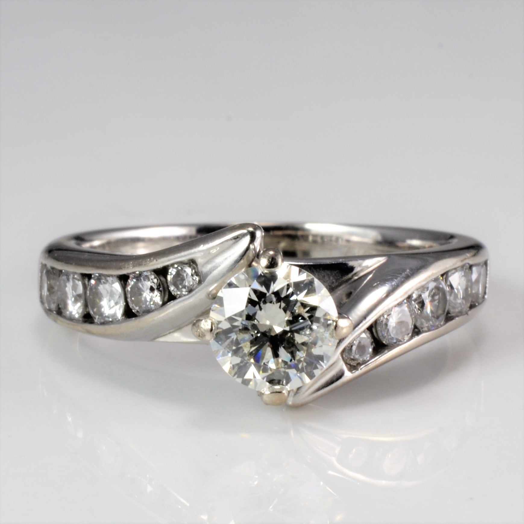 Bypass Diamond Engagement Ring | 0.83 ctw, SZ 5.5 |