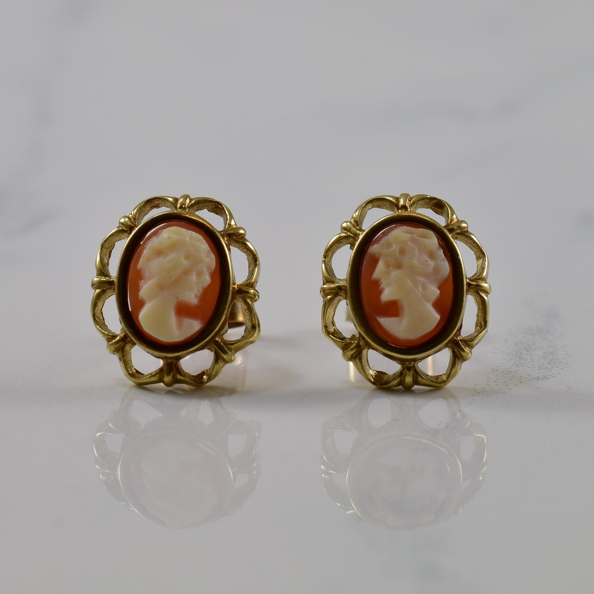 Cameo Stud Earrings | 1.34ctw |