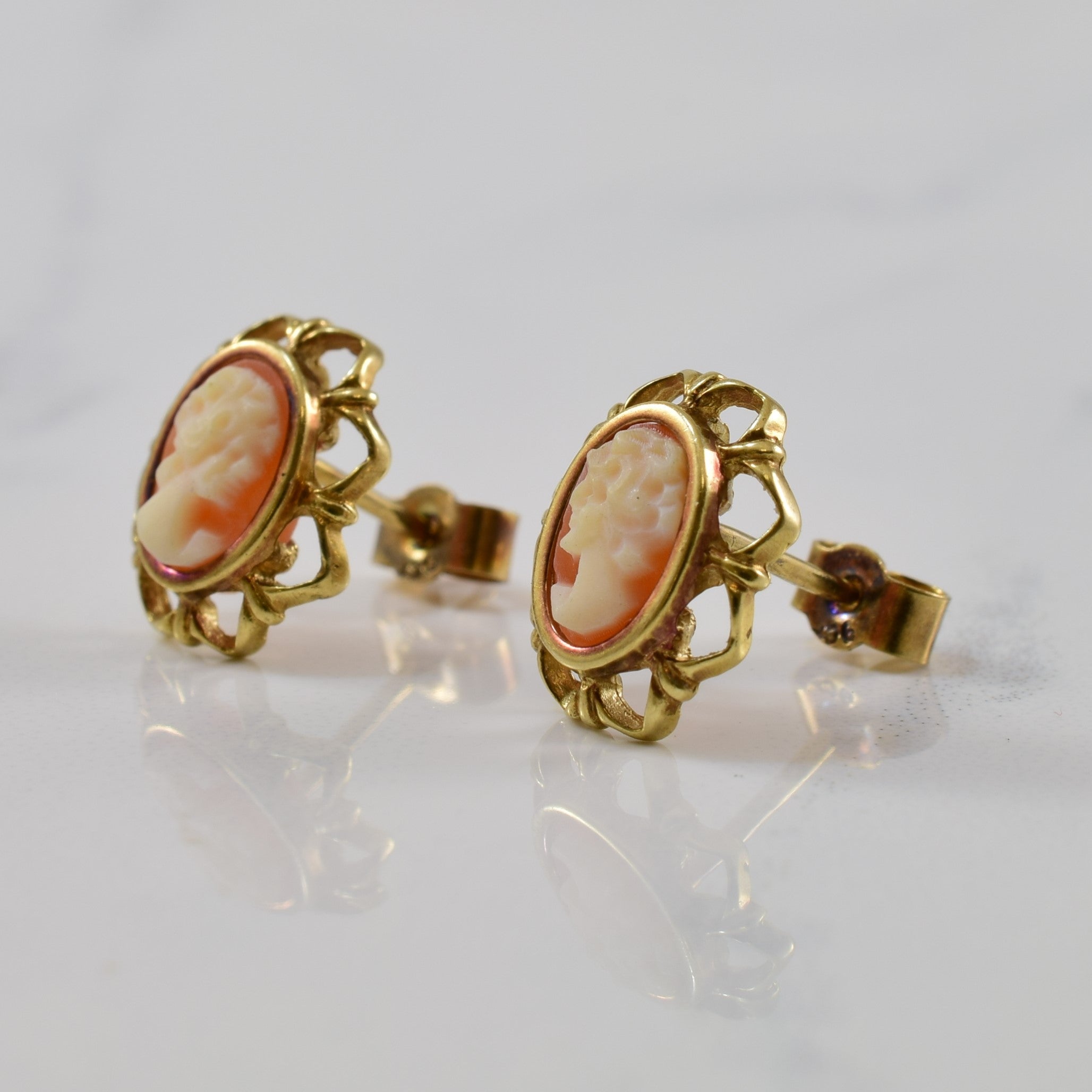 Cameo Stud Earrings | 1.34ctw |