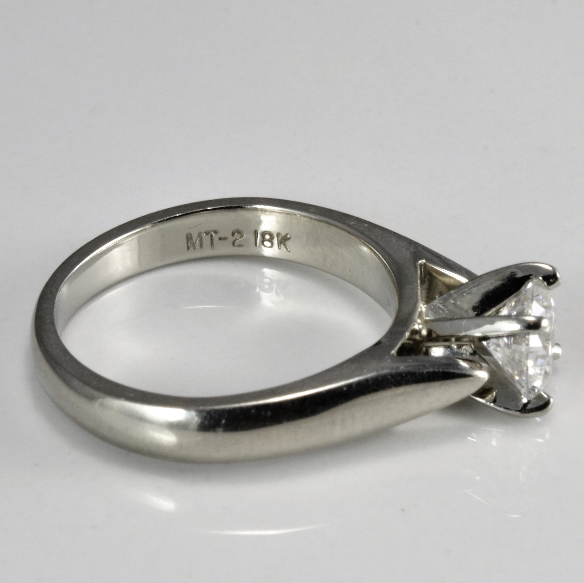 Tapered Solitaire Diamond Ring | 0.60 ct, SZ 4.5 |