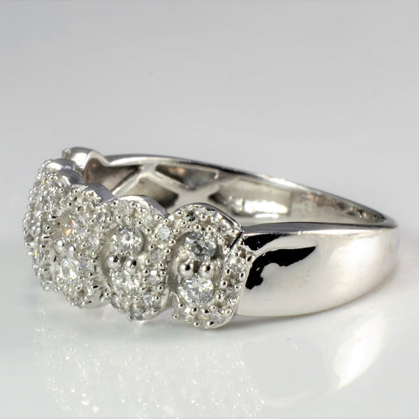 Cluster Diamond Ladies Ring | 0.48 ctw, SZ 7.25 |