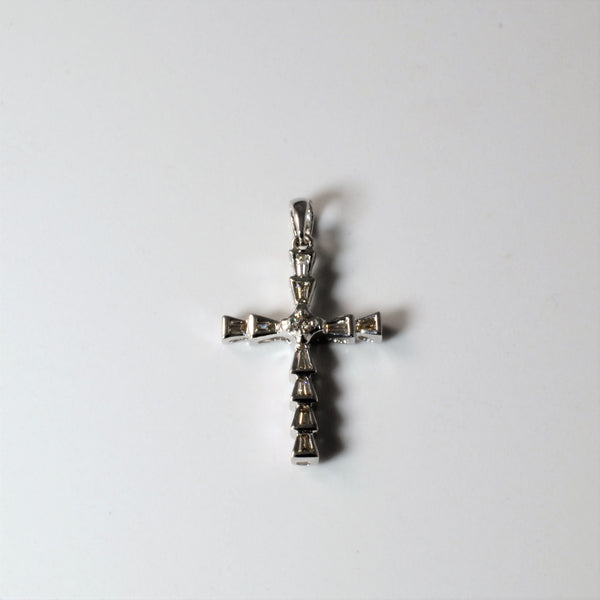 Baguette Diamond Cross Pendant | 0.27ctw |
