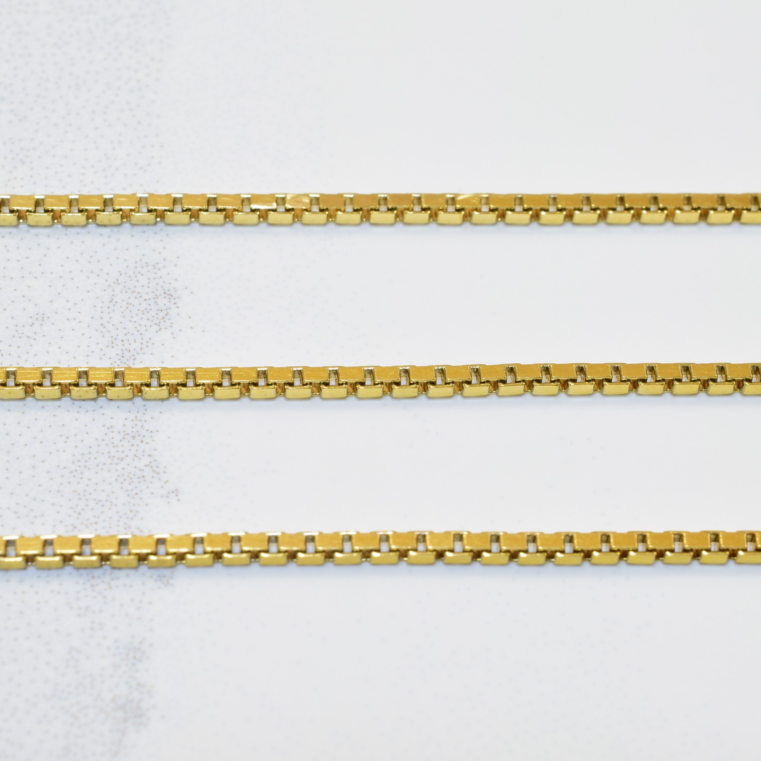 18k Yellow Gold Box Chain | 22" |