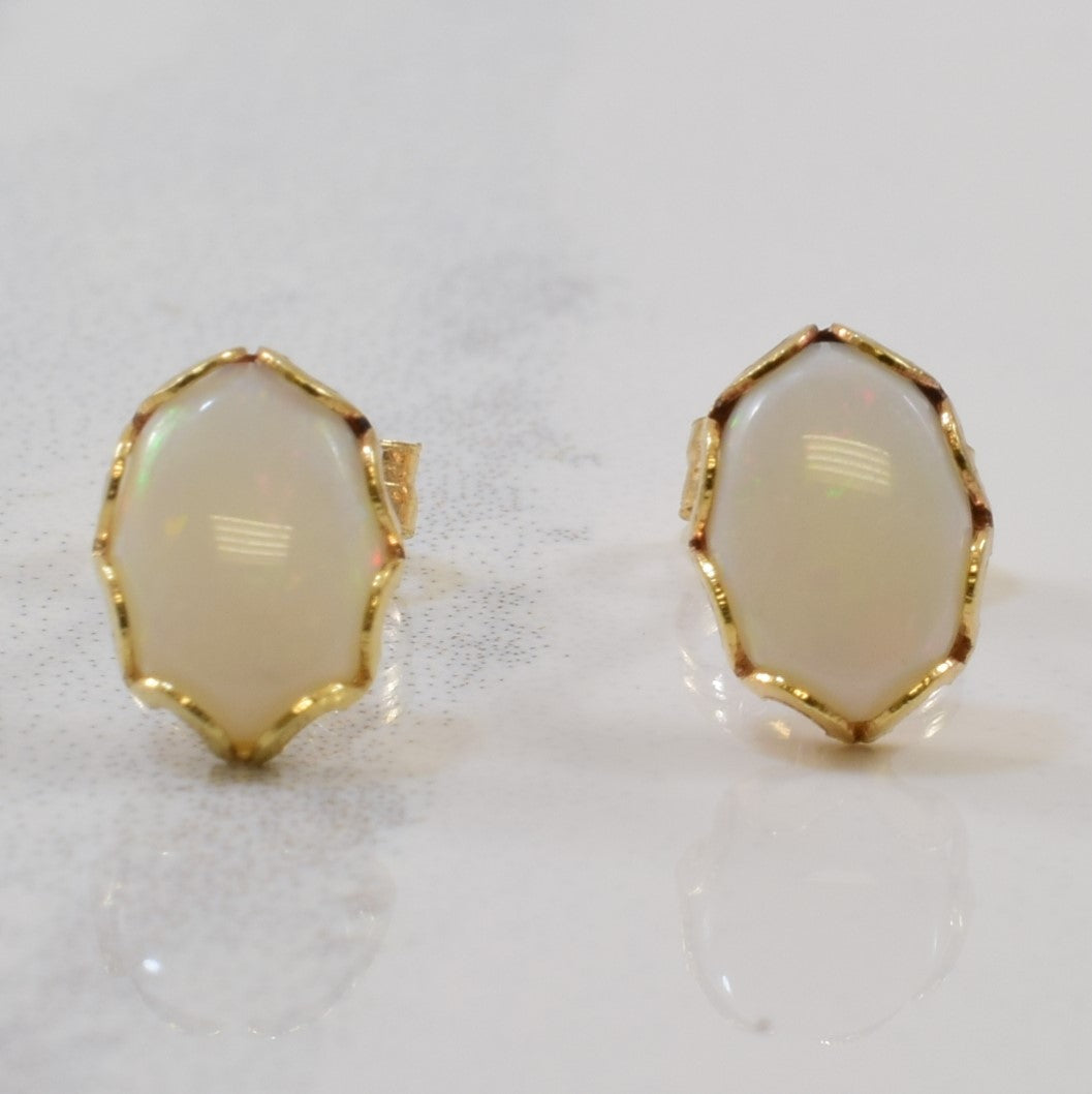 Opal Stud Earrings | 0.80ctw |