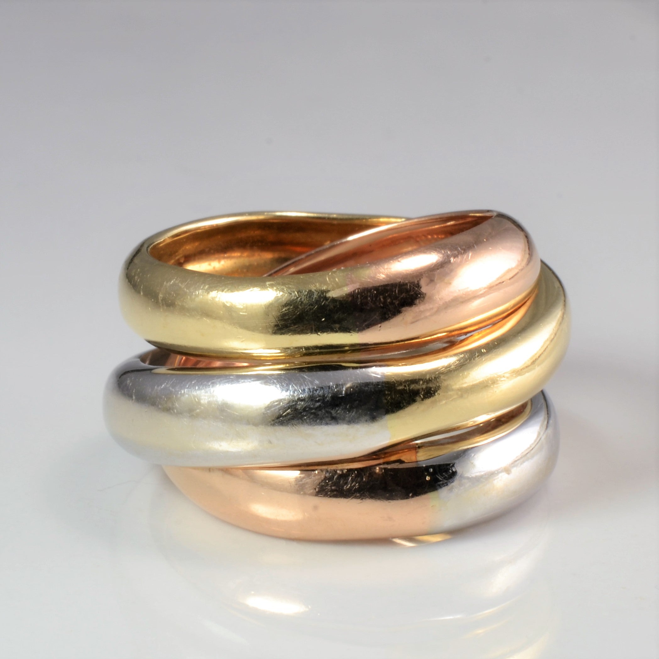 Tri- Tone Gold Band | SZ 6.75 |