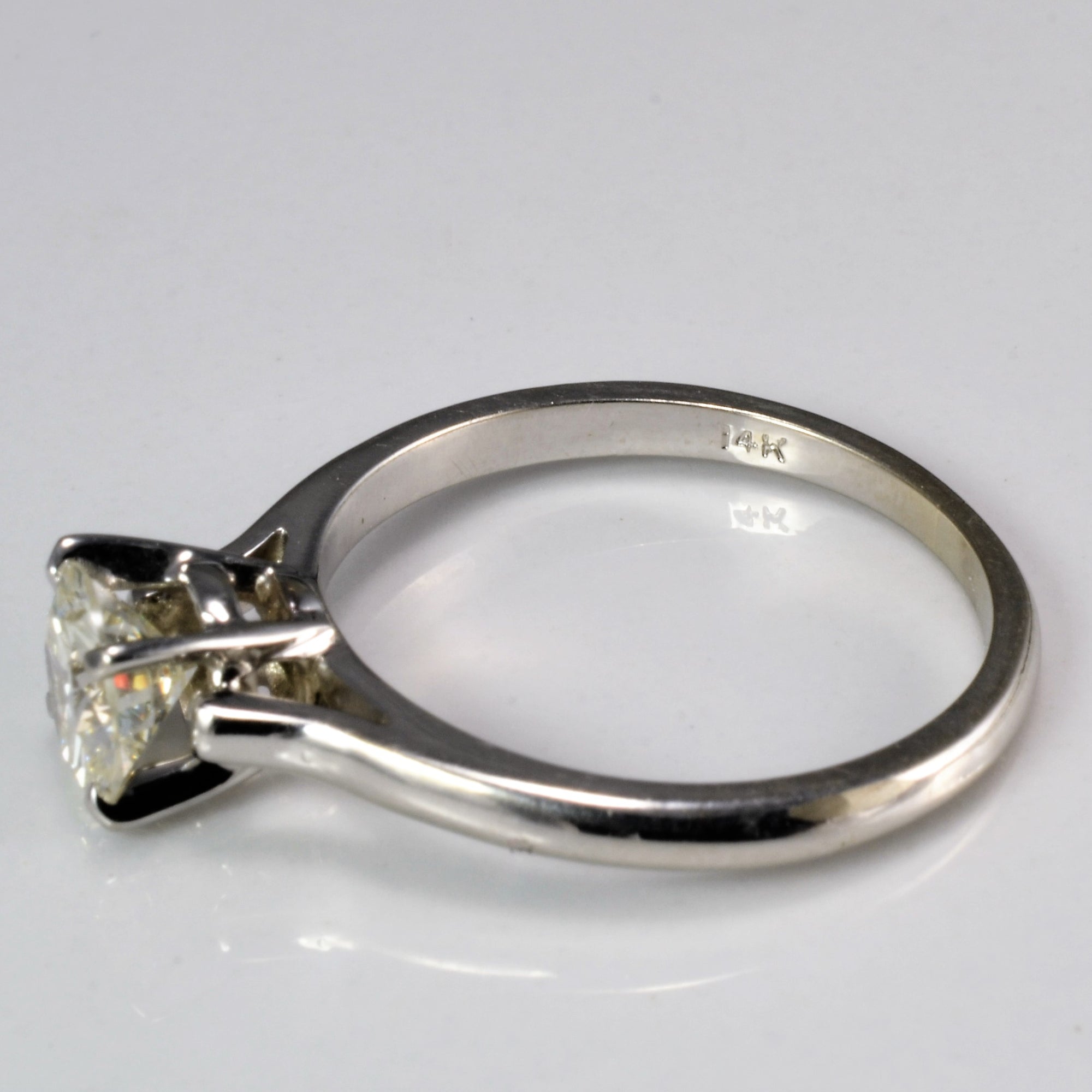 Solitaire Diamond Engagement Ring | 0.93 ct, SZ 7.75 |