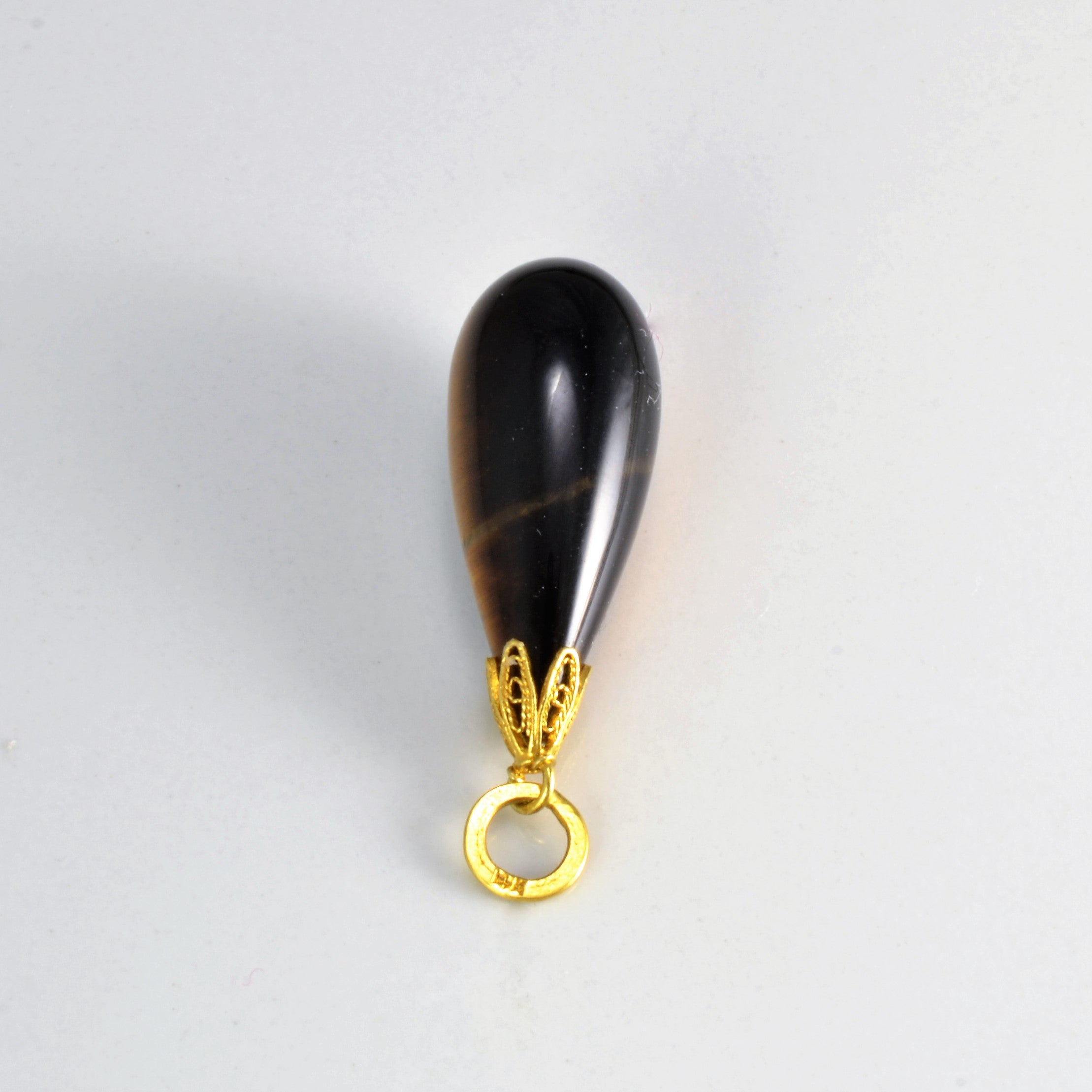 Tiger'e Eye Drop Pendant