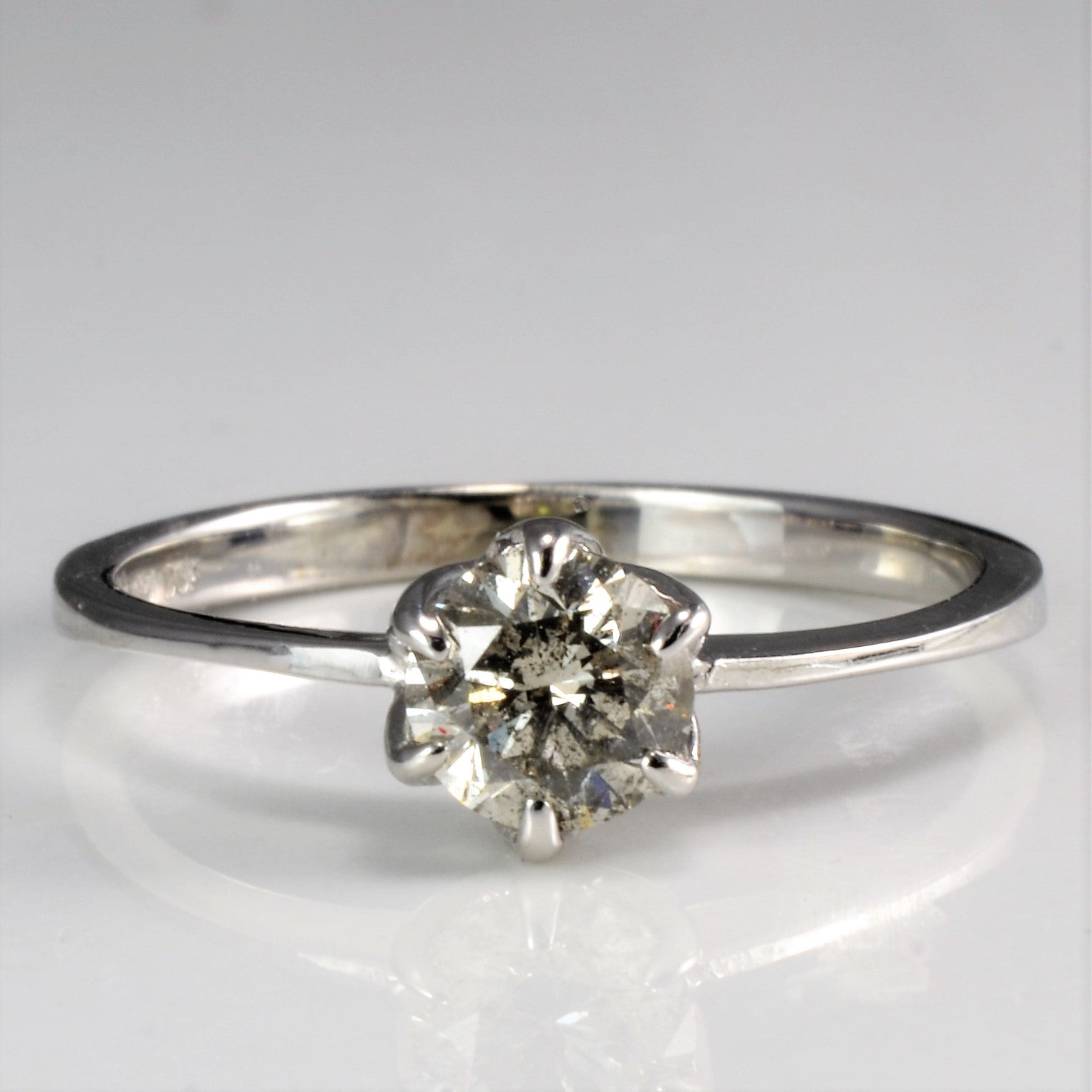 Six Prong Solitaire Diamond Ring | 0.53 ct, SZ 6.25 |