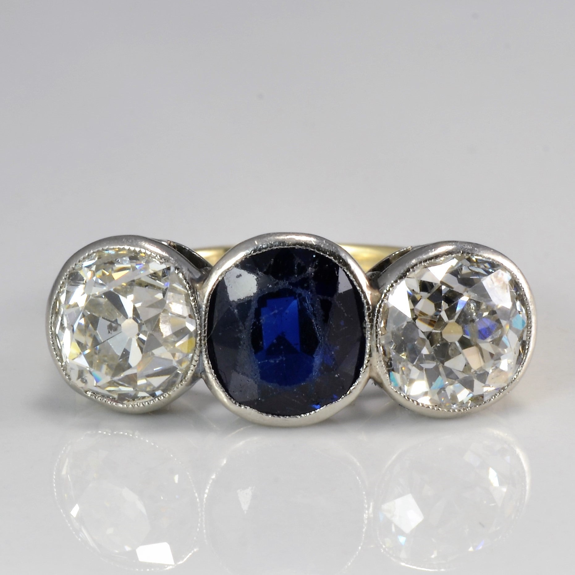 Old European Cut Diamond vintage diamond engagement rings, 