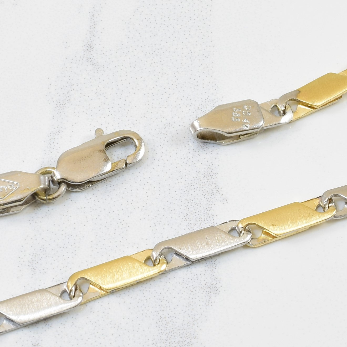 14k Two Tone Bracelet | 7.25" |