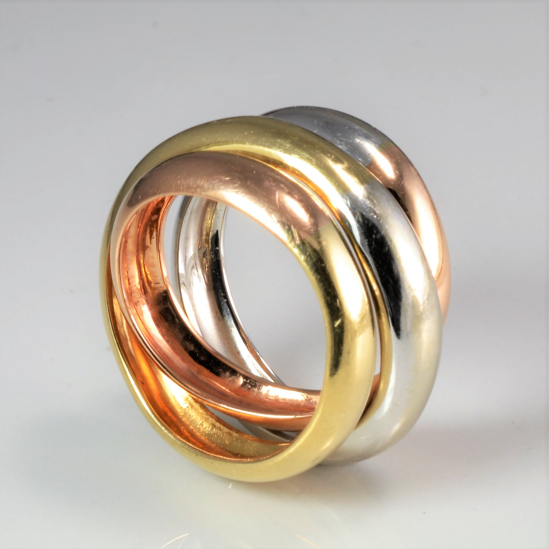 Tri- Tone Gold Band | SZ 6.75 |
