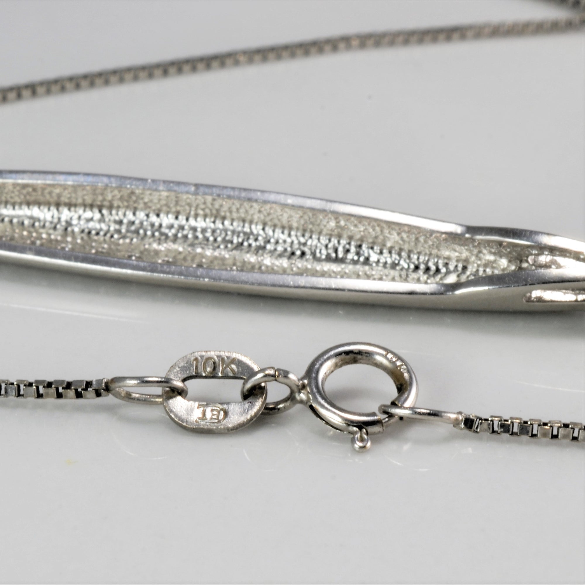 Diamond Stick Pendant Necklace | 0.15 ctw, 18''|