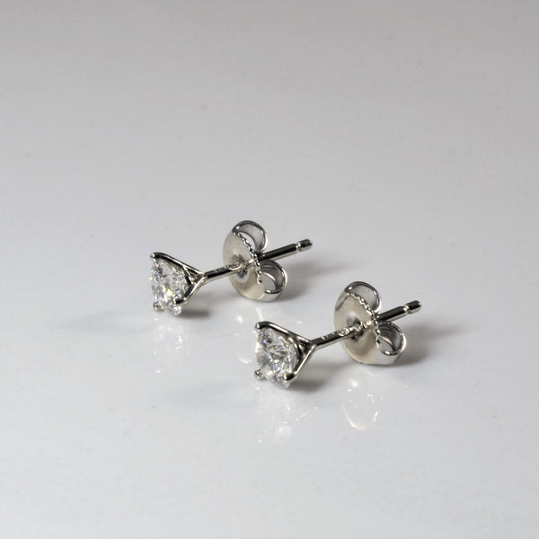 Martini Diamond Stud Earrings | 0.81ctw |