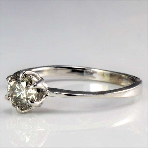 Six Prong Solitaire Diamond Ring | 0.53 ct, SZ 6.25 |