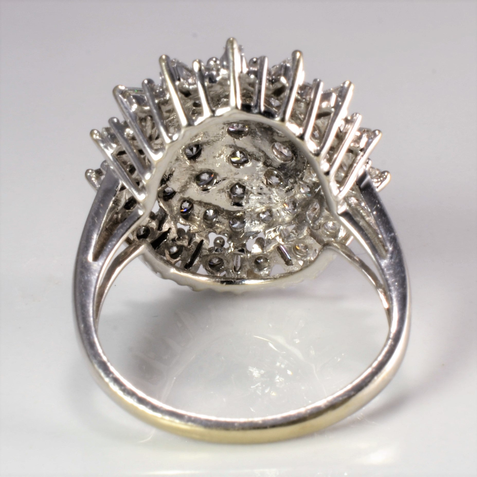 Multi Diamond Cluster Ladies Ring | 1.25 ctw, SZ 7 |