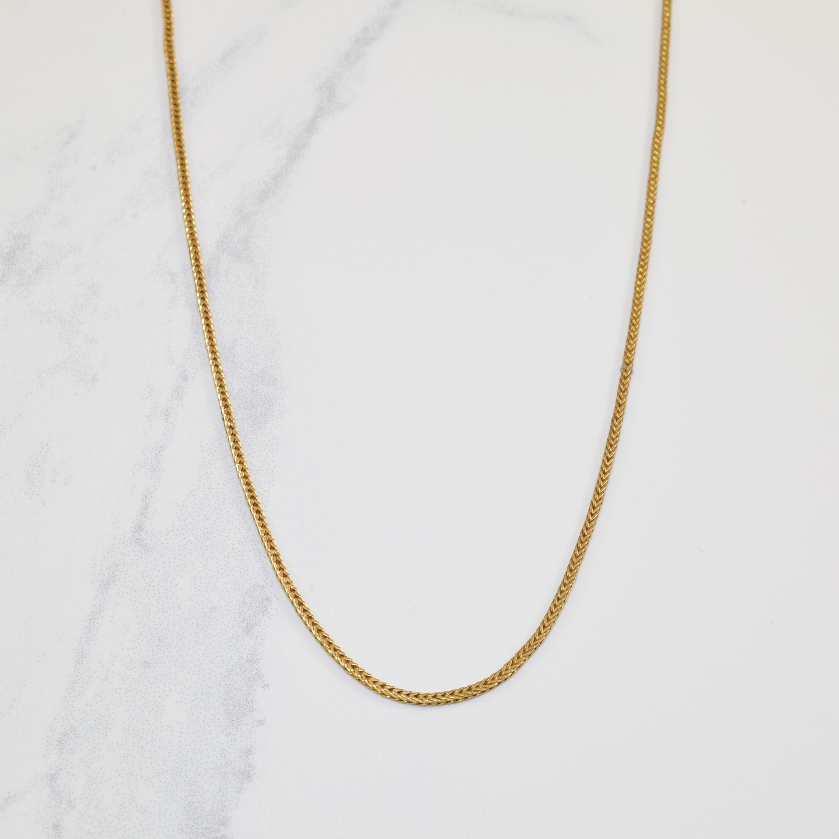 10k Yellow Gold Wheat Chain | 16" |