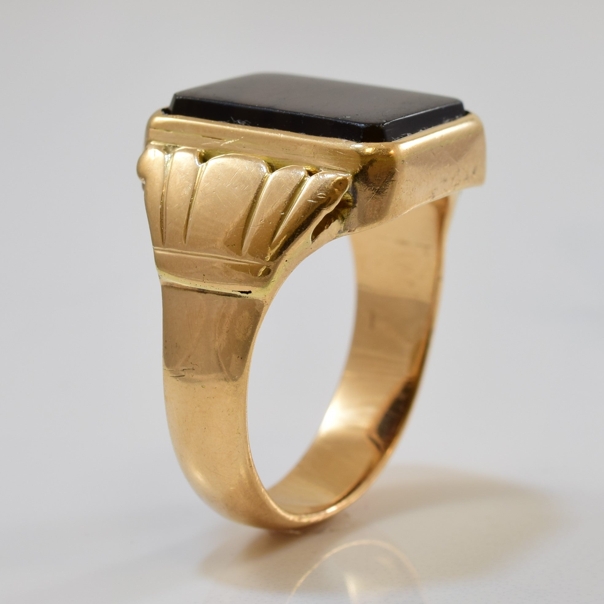 Bezel Set Agate Ring | 8.00ct | SZ 10 |