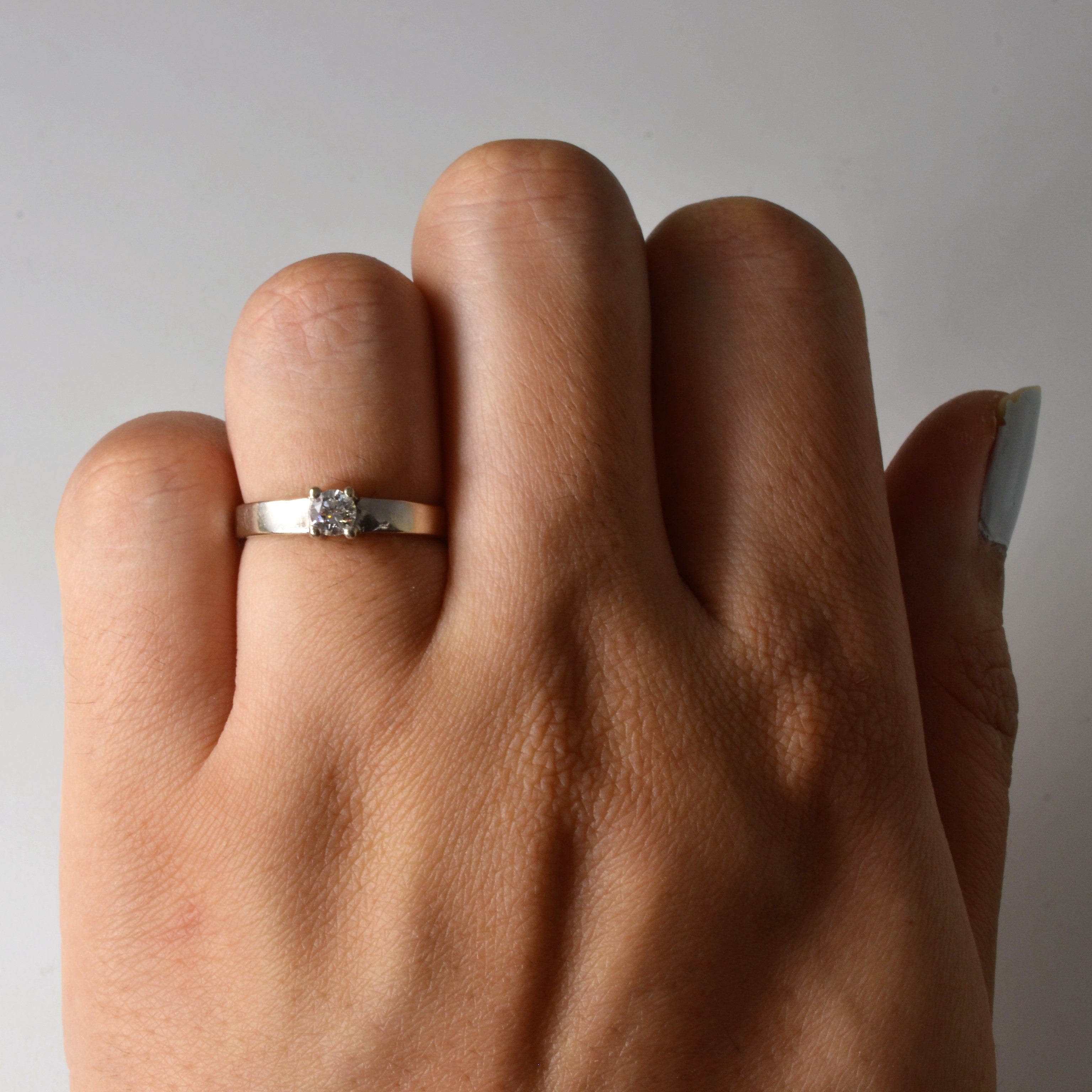 Solitaire Diamond Ring | 0.19ct | SZ 5 |