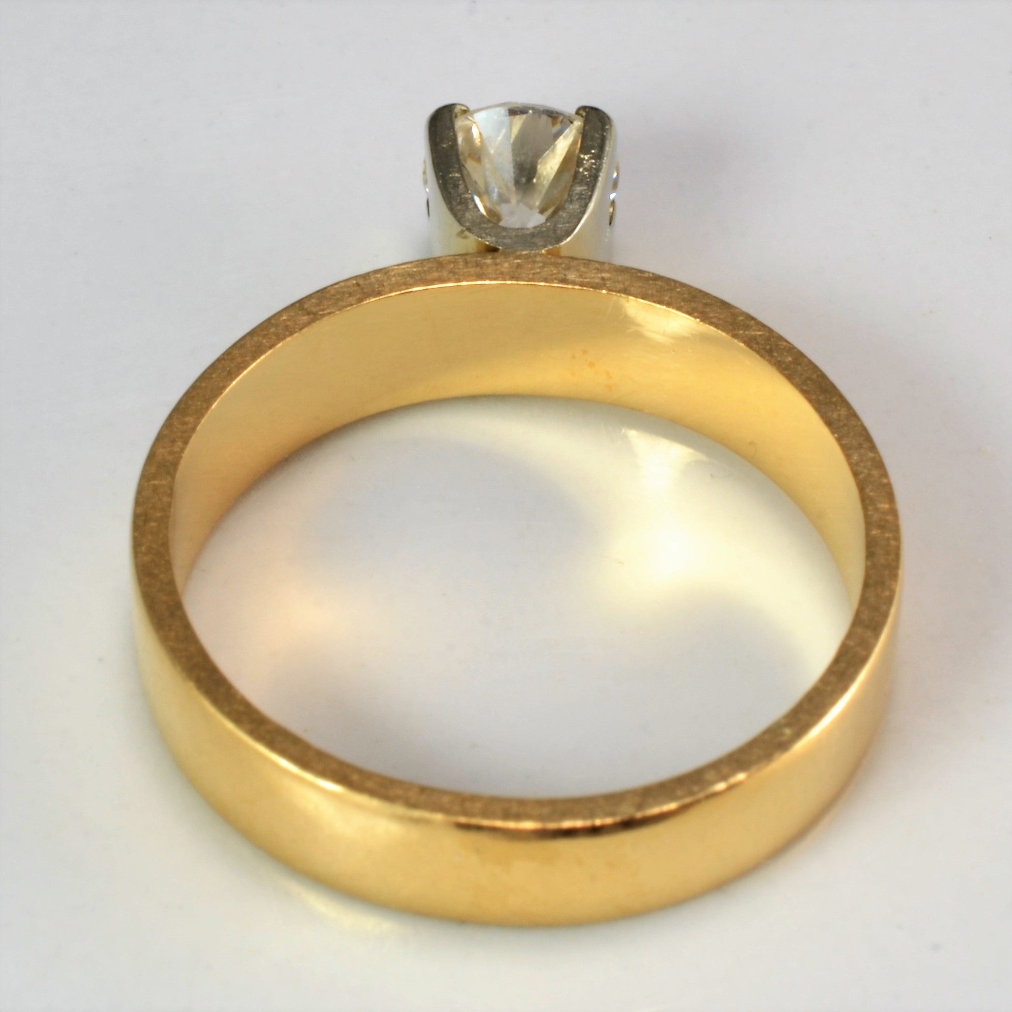 Four Prong Solitaire Diamond Ring | 0.65 c t, SZ 7 |