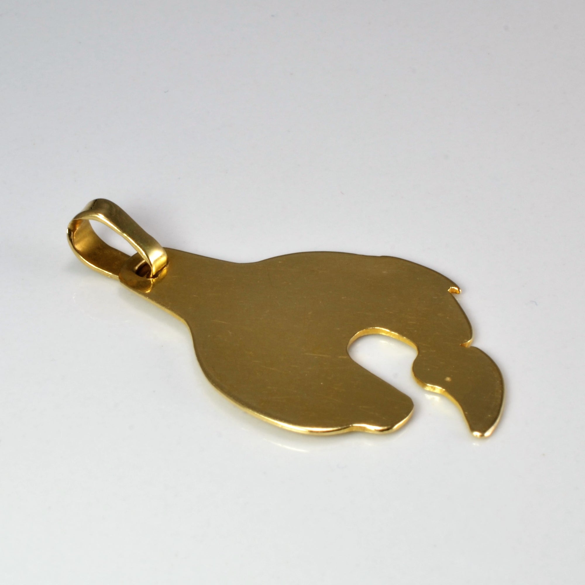 Indigenous Orca Gold Pendant |