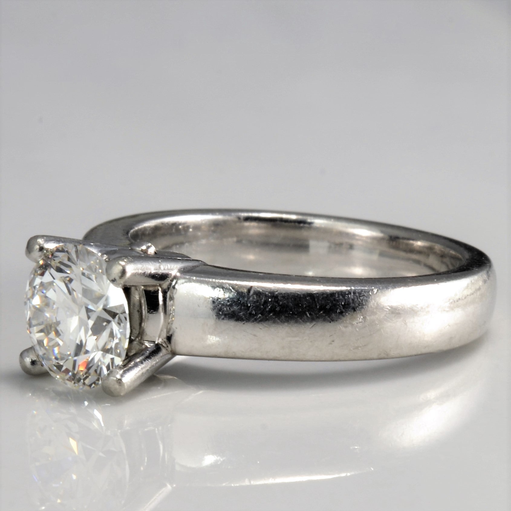 'Birks' Solitaire Diamond Engagement Ring | 1.01 ct, SZ 5.25 | VS2, F |